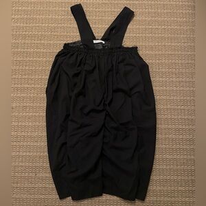 Comme Des Garçons suspender jumper black dress